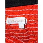 Olivaceous Off the Shoulder Ruffle Dress, Short Sleeves, size Medium, red orange Photo 3