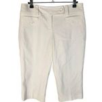 Ann Taylor Petites White Lindsay Cropped Capris 2P Photo 0