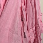 Free People NEW Brielle Playsuit Smocked Slim V Neck Straps Ruffle Tie Romper S Photo 5