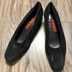 Vaneli east chuck heel leather Shoes work Black Size 8.5 Photo 0