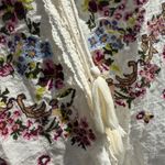 Sundance Cream Blouse with Floral Embroidery White Size XS Photo 5