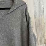 Lou & grey  Gray Knit Hoodie Sweater Womens L Soft Cozy Pullover Fall Winter Knit Photo 2