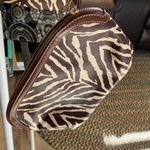 Caitina Brown and Cream Zebra Crossbody Bag w/ purse charm Photo 2