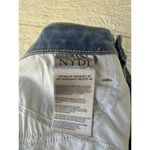 NYDJ  Not Your Daughter's Jean Floral Embroidered Flare Jeans Medium Wash Size 12 Photo 3