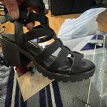 Dirty Laundry Black Platform Sandals Photo 1