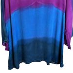 Greater Good‎ Purple Blue Colorful Beaded Tunic Bohi Hippie Festival L/XL Rayon Pink Size undefined Photo 8