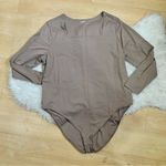 Old Navy  longsleeve squared neck bodysuit nude color 4X plus size Photo 1