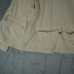 Lauren Ralph Lauren Jacket Womens XL Beige Herringbone Military Utility Cotton Photo 10