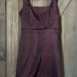 Target Burgundy Mini Satin Dress Photo 1