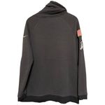 Nike  Size M Charcoal Gray NFL NY Giants Salute To Service Cowl Neck Sweatshirt Photo 3
