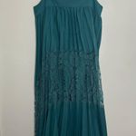 Anthropologie NWT ANTHRO- Geisha Designs Pleated Lace Maxi Dress Wedding Party Crochet Photo 1