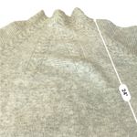 Topshop  Gray Cable Knit Sweater Mock neck pullover size XS Extra Small Photo 7