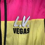 PINK - Victoria's Secret RARE Victoria’s Secret PINK Colorblock Neon Pink Yellow Los Angeles Windbreaker Photo 4