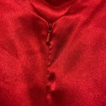 Vintage Women’s Cabernet Luxurious Front Zip Maroon 2X Robe. 1817 Red Photo 2