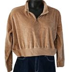 Abound  Women’s Velour Half-Zip Cropped Pullover Sweatshirt - Size 2X NWOT Photo 4