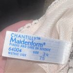 Vintage MAIDENFORM CHANTILLY Size 34 Nylon Lace Cami Top Union Label Photo 3