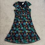 NWT Eva Franco Glenna Sequined Midi Dress festive cocktail black multicolor Size 12 Photo 3