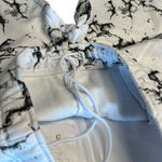 Buffbunny Collection Buffbunny Women’s M Untamed Jogger Sweatpants White Marble Loungewear Plush‎ NWT Photo 3