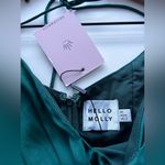 Hello Molly  Sunrise Memories Romper Forest Green long sleeve XS 2 Photo 3
