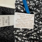 Chico's Lightweight Crinkle Open Jacket Blazer Black White Herringbone 2 L 12 Photo 7