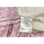 Lost + Wander  Pink Floral Ruffle Cap Sleeve Flowy Tiered Midi Dress Cottagecore S Photo 8