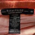 Rampage Vintage Y2K  Tiered Full Midi Skirt Size 9 Coral Sheer Ruffle Lined Retro Photo 10