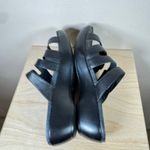 Dansko  Women's Dixie Dress Sandal Comfort Wedge Leather Black Size 39/8.5 Photo 7