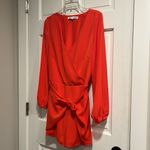 Cupcakes and Cashmere  Orange Long Sleeve Romper Size Small Photo 1