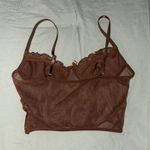 Mesh Corset top Brown Photo 1