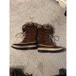 Sorel  Joan of Arctic Snow‎ Brown Waterproof Leather Womens Boots NL2429 Size 6 Photo 5