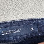 J.Jill Blue Denim High Rise Premium Flex Legging Jeans Women's Size 6T Photo 4