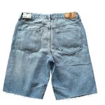 Free People NWT We The Free Ghost Town Blue Denim Long Shorts Photo 9