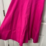 J.Crew NWOT women’s bright hot pink sleeveless zip flowy skirt mini dress summer Photo 2