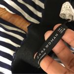 ZARA  Blue/White Striped Wide Leg Pants Photo 4