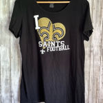 Reebok  NFL Saints Black Tee Photo 0