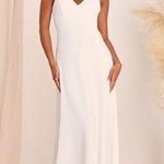 Lulus Forever a Fairytale White Lace Sleeveless Maxi Dress – Approx Size XL Photo 1