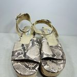 Steve Madden Snake Print Platform Sandals size Brown Size 9 Photo 2