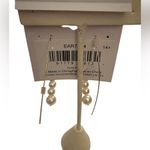 Simply Noelle  Faux Pearl Orb Gold Tone Earrings new with tags. Photo 3