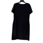 St. John Collection Black Short Sleeve Sheath Dress Size 12 Photo 5