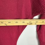 Armani Exchange Top Womens XXS Red Mesh Burnout Elbow Patch Quiet Luxury Preppy Photo 4