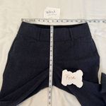 Nine West size 4P blue front zip boot cut pants EUC Photo 7