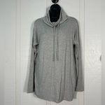 JJILL Pure Jill Gray Brushed–french Terry Cowl Photo 1