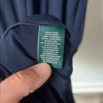 Ralph Lauren Evening Dress Gown Sz 8 Navy Blue Beaded Neckline Party Wedding ®️ Photo 6