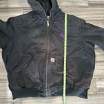 Carhartt black winter coat heavyweight jacket size 3xl Photo 3
