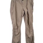Kuhl Spire Roll Up Pants Khaki Beige Outdoor Hiking Gorpcore Low Rise Womens 8 Photo 0