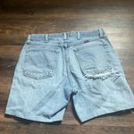 Rustler  Light Blue Distressed Jean Shorts Photo 1