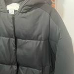 Womens Apricot Oversized Padded Contrast Puffer Coat Black Size 4 Photo 6