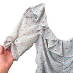 ASTR THE LABEL Ruffle Neck Ruched Mini Dress Sz M Photo 2