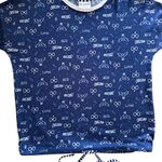 Harry Potter Women's Long Sleeve Sleep Top Sleepwear Wizarding World Blue Size M Photo 4