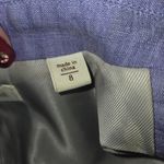 Coldwater Creek Lilac Linen Open Front Blazer Jacket Size 8 Photo 6